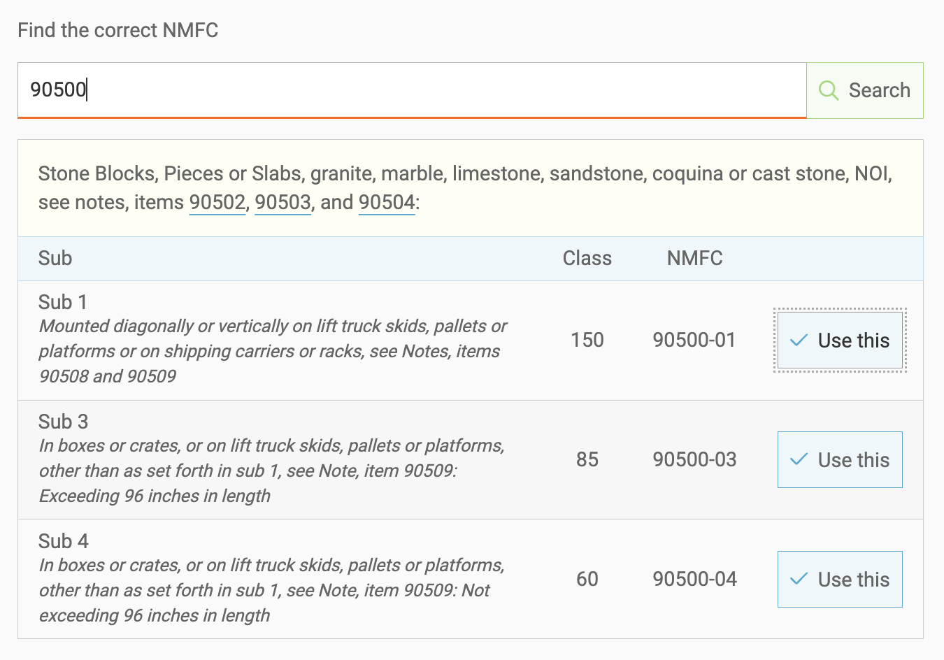 NMFTA Updates in Freightview